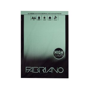 Fabriano цветен копирен картон, A4, 160 g/m2, 50 листа, резеда