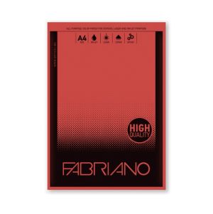 Fabriano цветен копирен картон, A4, 160 g/m2, 50 листа, червен