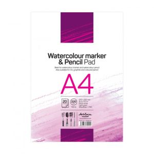Drasca скицник Watercolour Marker & Pencil Pad 20 листа 220 гр. А4