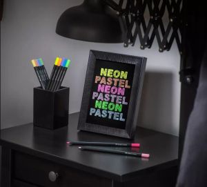 Цветни моливи Faber-Castell Black Edition Neon + Pastel 12 цвята