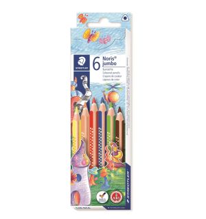 Staedtler Цветни моливи Noris Jumbo 6 цвята 21057