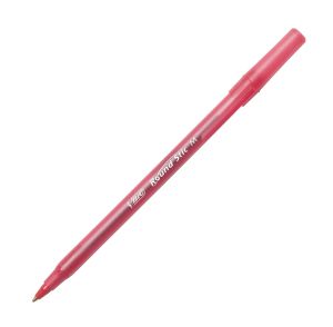 Химикалка BIC Round Stick, червена 