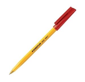 Staedtler химикалка Stick 430F, червена