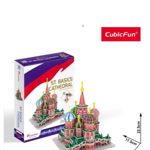 Cubic Fun 3D Пъзел St. Basil's Cathedral 92 части, C239h