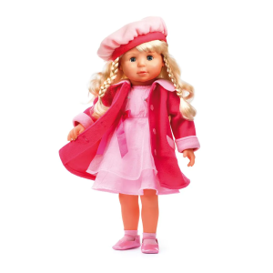 Bayer Пееща и говореща кукла Мария с розово палто, 94635AJ