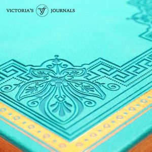 Victoria Тефтер Old Book А5 тюркоаз, V1179