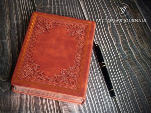 Victoria Тефтер Old Book А5 кафяв, V1179