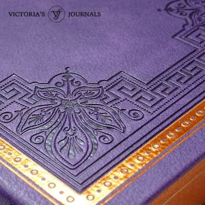 Victoria Тефтер Old Book А5 лилав, V1179