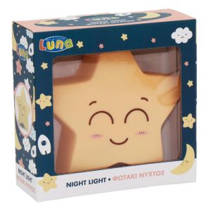 Diakakis Нощна лампа Luna Star, 621779