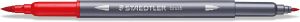 Staedtler Комплект акварелни маркери 18 цвята двувърхи, 3001
