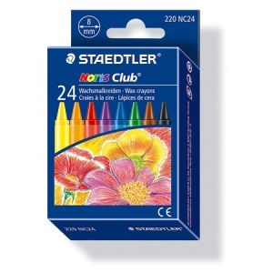 Staedtler Восъчни пастели Noris Club 24 цвята 220