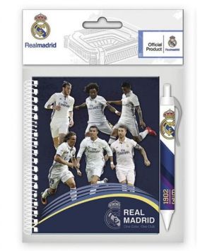 Diakakis Комплект тефтер с химикалка Real Madrid, 170507