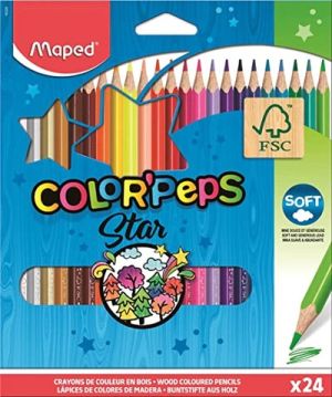 Цветни моливи Maped Color Peps 24 цвята