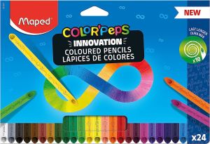 Цветни моливи Maped Color Peps Infinity 24 цвята 