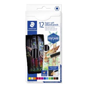 Staedtler Цветни моливи DJ Super Soft 12 цвята, 149C