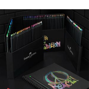 Цветни моливи Faber-Castell Black Edition 100 цвята