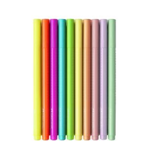 Faber-Castell Флумастери Grip 10 цвята Neon+Pastel, 155312