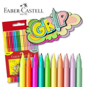Faber-Castell Флумастери Grip 10 цвята Neon+Pastel, 155312