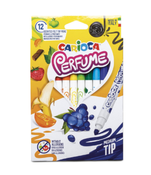 Флумастери Carioca Perfume 12 цвята 