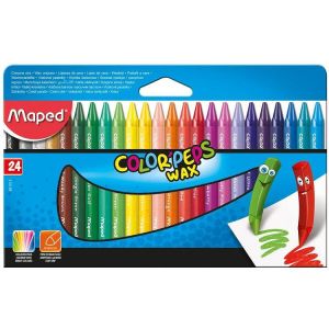 Maped Восъчни пастели Color Peps Wax 24 цвята 