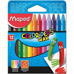 Maped Восъчни пастели Color Peps Wax 12 цвята