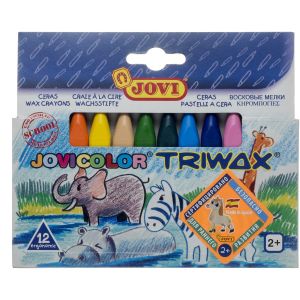 Jovi Восъчни пастели Triwax 12 цвята, J973