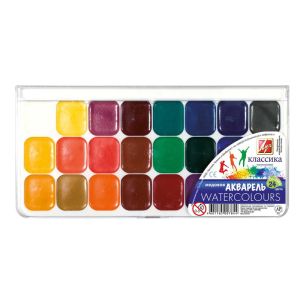Луч Акварелни бои Классика 24 цвята