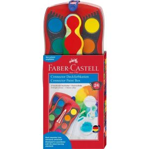 Акварелни бои Faber-Castell Connnector 24 цвята