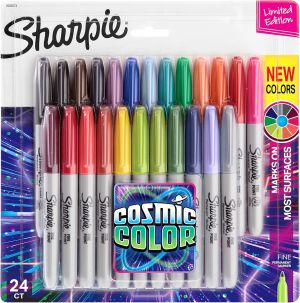 Sharpie Комплект перманентни маркери Cosmic F 24 цвята