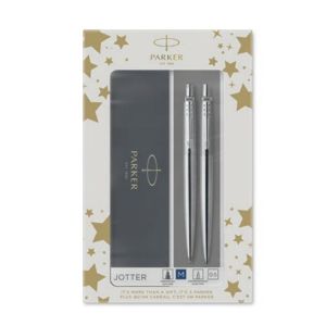 Parker Комплект химикалка + Авт. молив Royal Jotter Stainless Steel CT