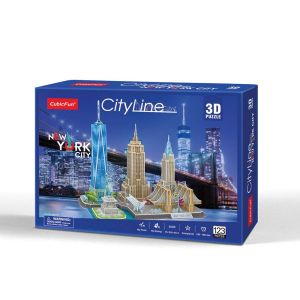 Cubic Fun 3D Пъзел City Line New York City, MC255h