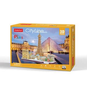 Cubic Fun 3D Пъзел City Line Paris, MC254h