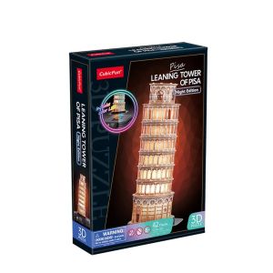 Cubic Fun 3D Led Пъзел Leaning Tower of Pisa Night Edition, L535h