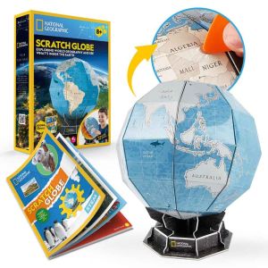 Cubic Fun 3D Пъзел National Geographic Глобус с изтриване 32 части, DS1082h