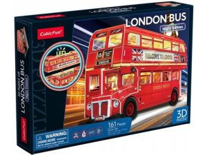 Cubic Fun 3D Led Пъзел London Bus Night Edition 161 части, L538h