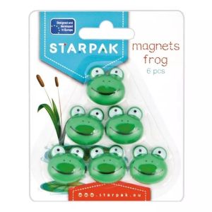 Starpak магнити жабки, 6 броя 