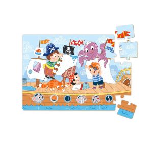 Dodo Мини пъзел Морски приключения 35 части, 300279
