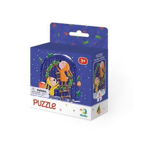 Dodo Мини пъзел 2 в 1 В очакване на Коледа 16 части, 300263