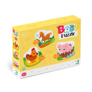 Dodo Пъзел 3 в 1 Фермата, 300394