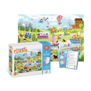 Dodo Wimmelpuzzle Чуден транспорт 60 части, 300561