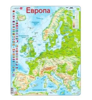 Larsen Maxi пъзел Европа, 87 части 