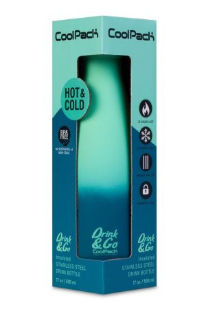 Coolpack Термо бутилка Gradient Blue lagoon 500 мл, Z04690