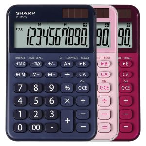 Sharp Калкулатор с евро функция EL335, 09470