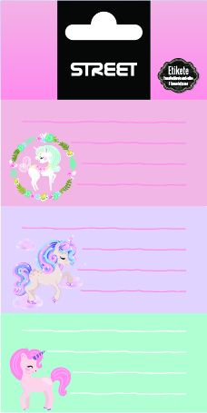 Ученически етикети Street Lovely Tale, 9 броя