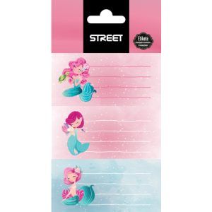 Ученически етикети Street Mermaid, 9 броя