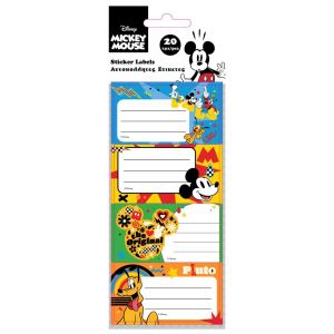 Diakakis ученически етикети Mickey 20 броя, 563895