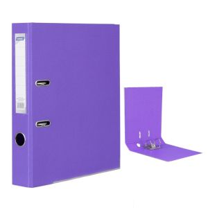 Dinel Класьор с метален кант A4 PP 5 см. - лилав
