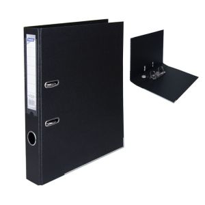Dinel Класьор с метален кант A4 PP 5 см. - черен