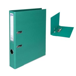 Dinel Класьор с метален кант A4 PP 5 см. - зелен