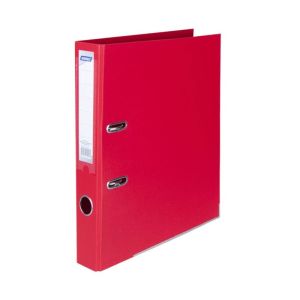 Dinel Класьор с метален кант A4 PP 5 см. - червен